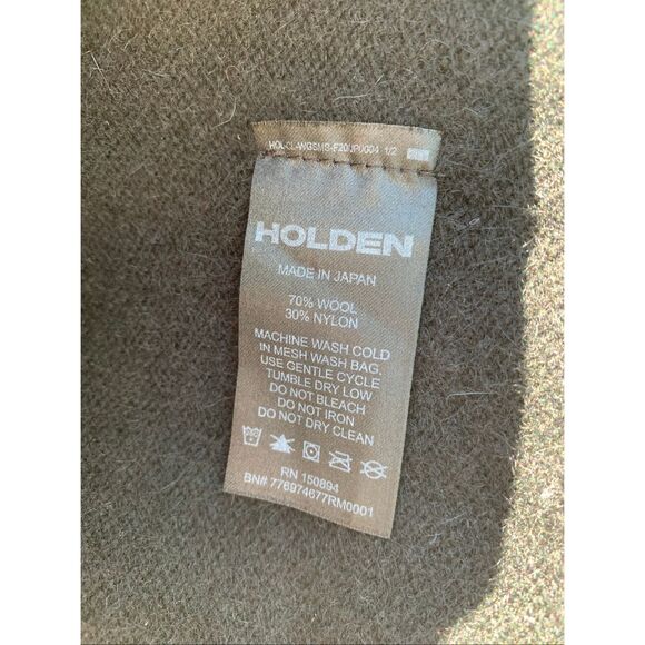 HOLDEN ANTHROPOLOGIE black fair isle WOOL BLEND SWEATER sz S - Picture 6 of 7